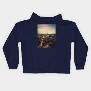 Paris Cityscape Kids Hoodie